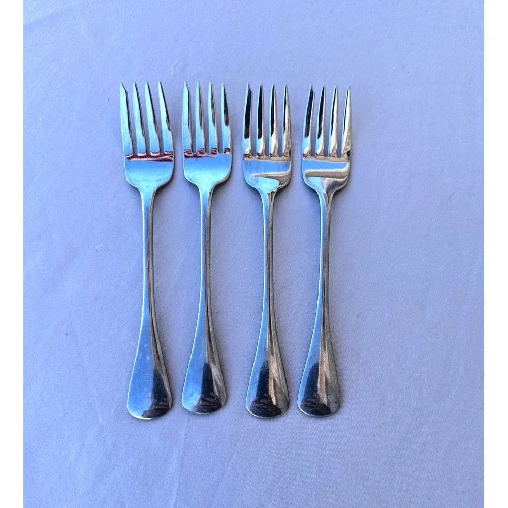 Stainless By Oneida-Cabana Salad Forks Set of 4 6.75